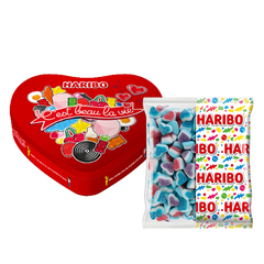 Boîte bonbon coeur Métal et sachet Love Pik 1kg